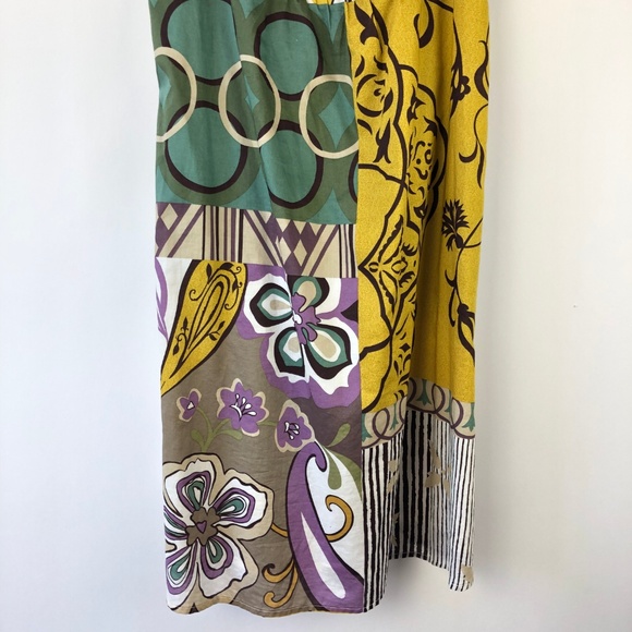 Cabi 8 Spaghetti Strap Patchwork Dress Multi - Picture 3 of 8